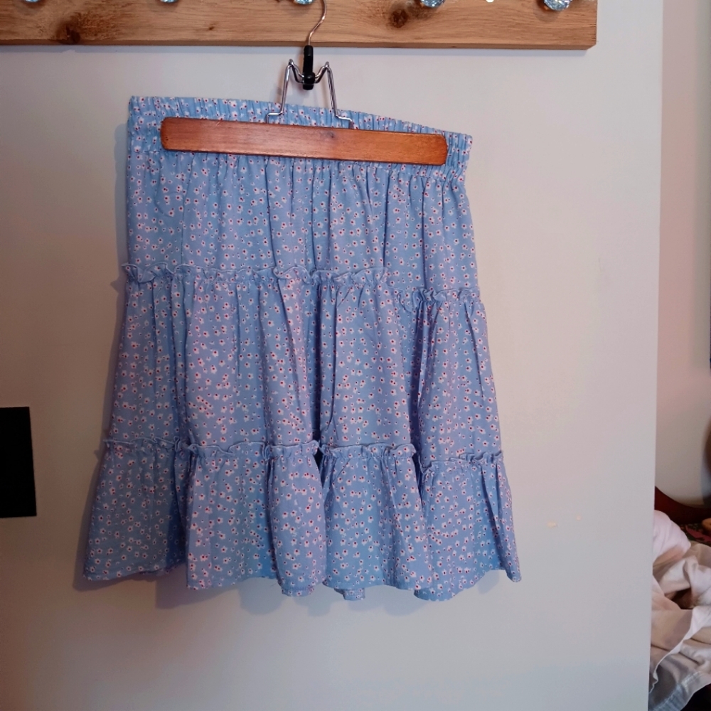 ditsy floral skirt